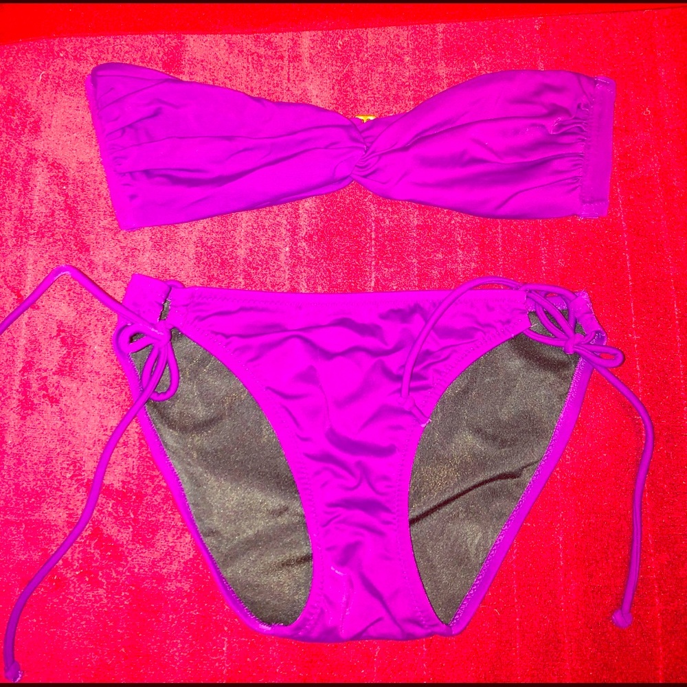 Vibrant purple 2 piece